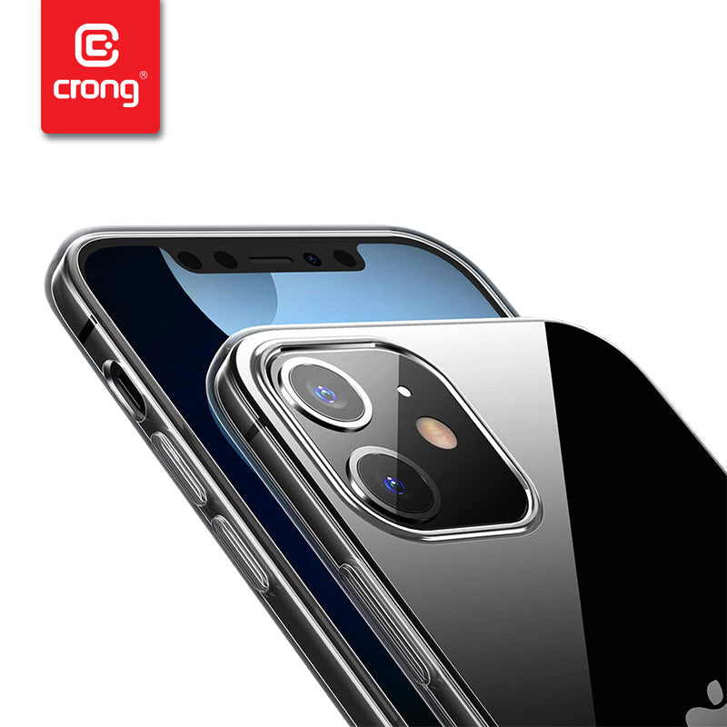 Crong Crystal Slim dėklas - iPhone 12 Pro Max dėklas (Skaidrus)