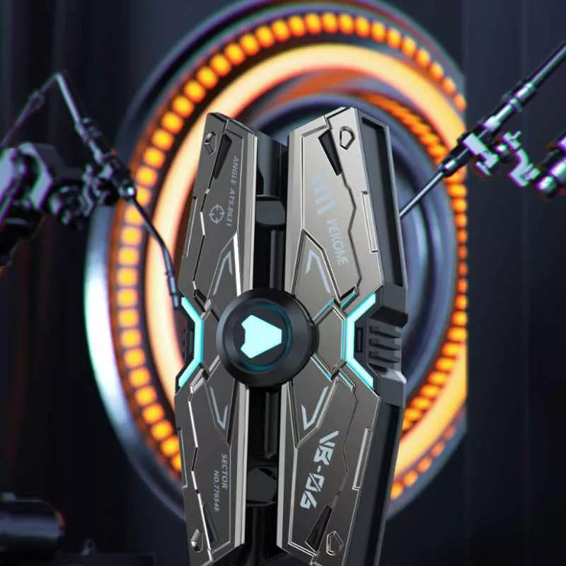 WEKOME VB06 Mecha serija – belaidės „Bluetooth V5.3 TWS“ ausinės su įkrovimo dėklu (Tarnish)