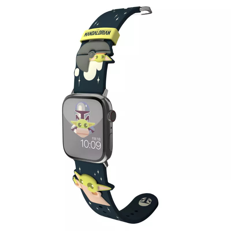 „Žvaigždžių karai“ apyrankė, skirta „Apple Watch“ 38/40/41/42/44/45/49 mm (Mandaloras Grogu naudoja jėgą 3D)