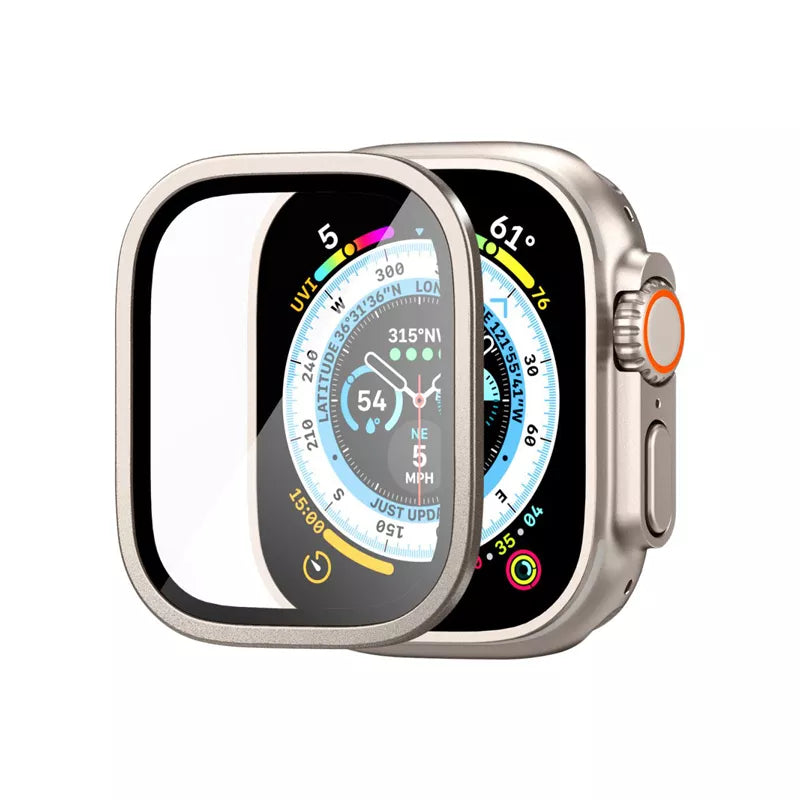 Spigen Glas.TR Slim Pro – grūdintas stiklas, skirtas „Apple Watch Ultra“ 49 mm (titano)