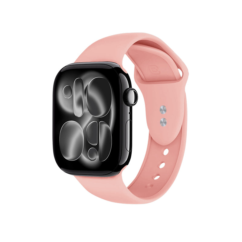 Crong Liquid - dirželis skirtas Apple Watch 38/40/41/42mm (lašišos spalvos)