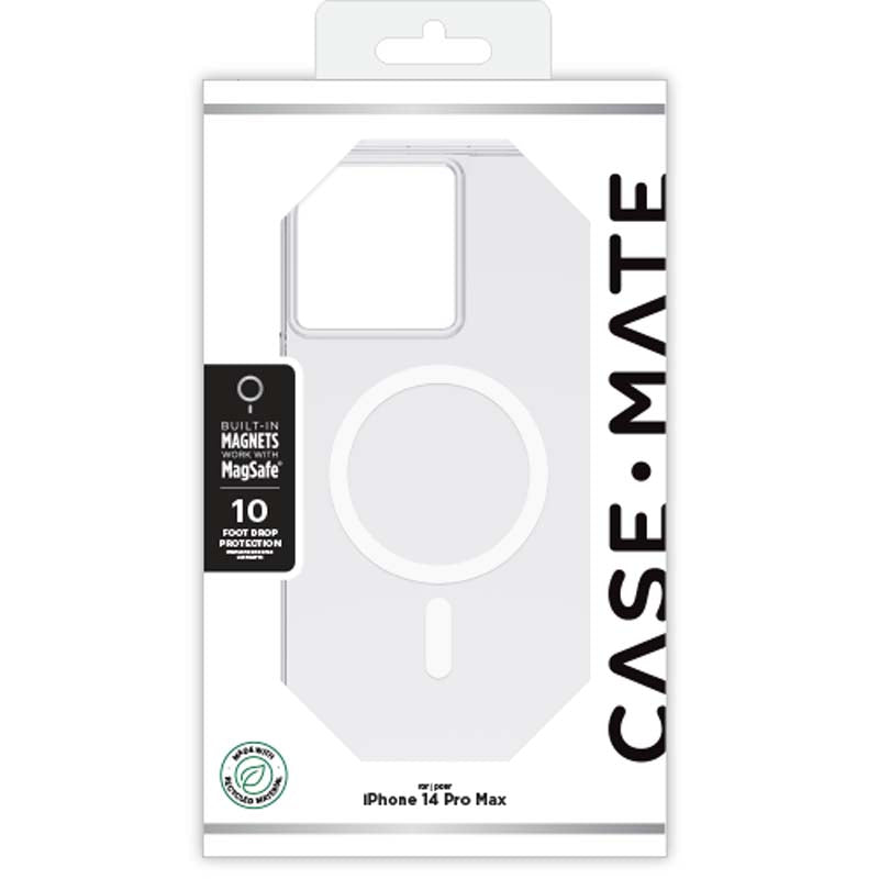 Case-Mate Tough Clear MagSafe – dėklas, skirtas „iPhone 14 Pro Max“ (skaidrus)