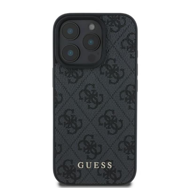 Guess 4G Classic – „iPhone 16 Pro Max“ dėklas (juodas)