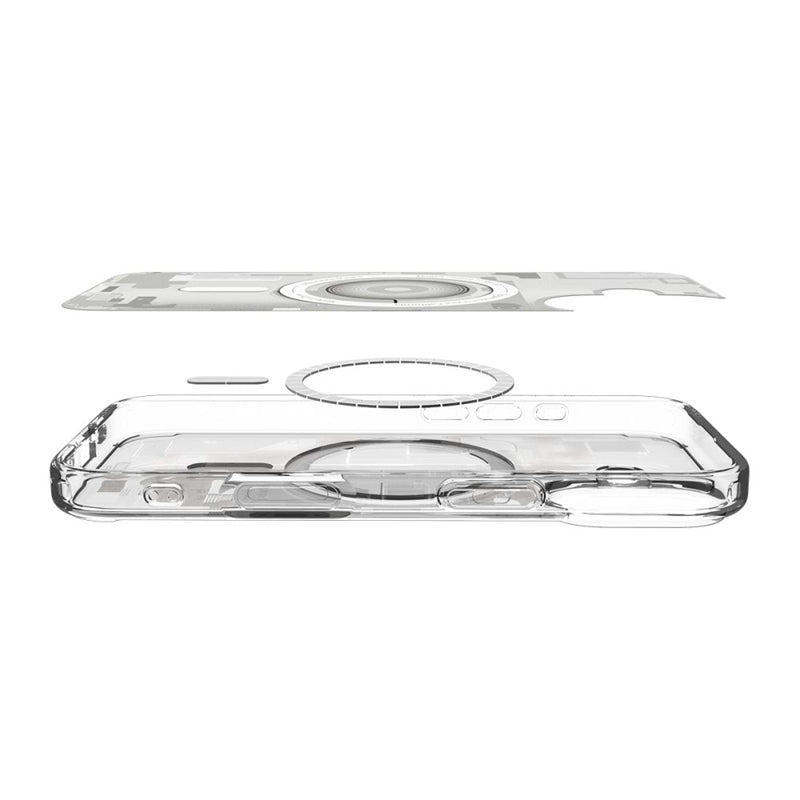 Spigen Ultra Hybrid Mag MagSafe - Dėklas iPhone 17 (Zero One Baltas)