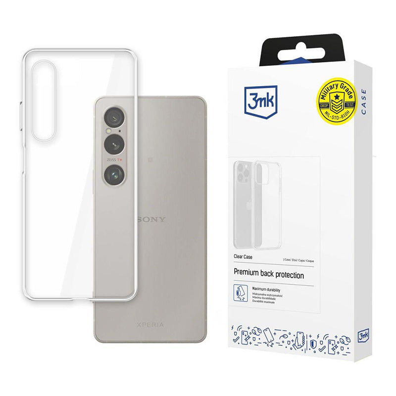 3mk skaidrus dėklas – dėklas, skirtas „Sony Xperia 1 VI“ (skaidrus)