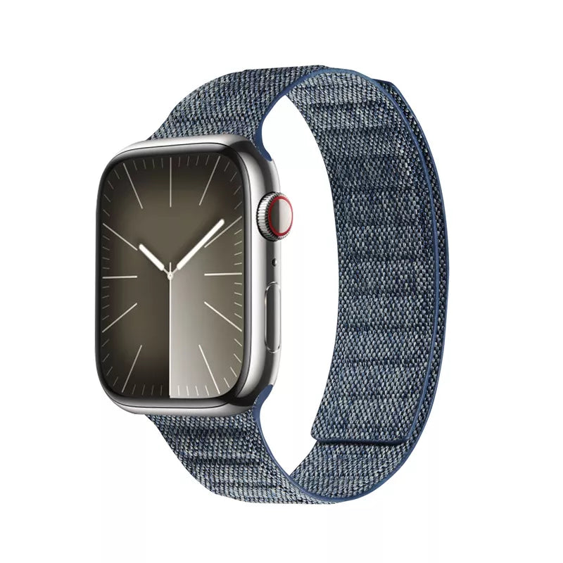 Crong Melange – magnetinė apyrankė, skirta „Apple Watch“ 44/45/46/49 mm („Blue Mélange“)