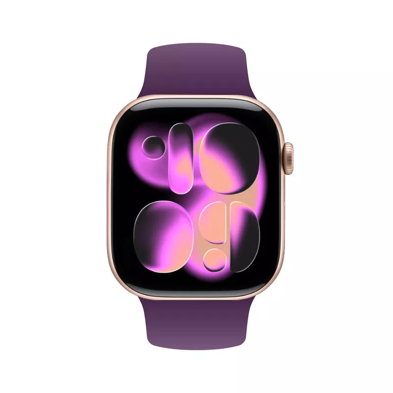 Crong Liquid - Dirželis skirtas Apple Watch 38/40/41/42 mm (slyvų)