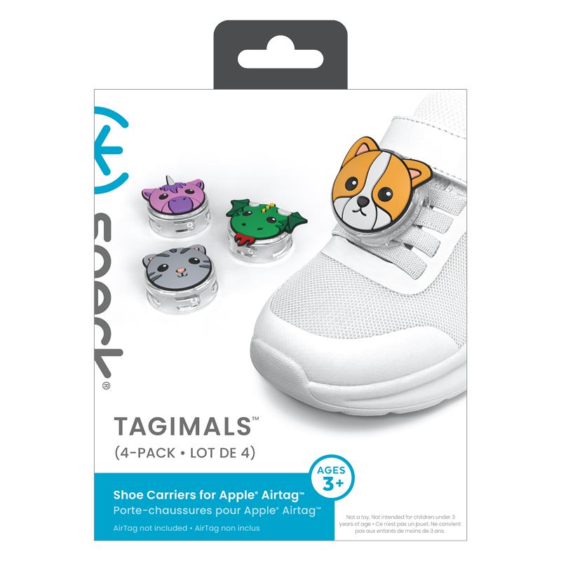 Speck Tagimals – dėklas/laikiklis AirTag 1/2 (4 vnt. rinkinys)