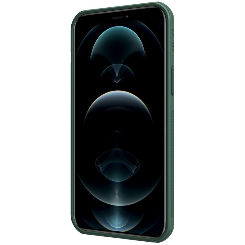 Nillkin Super Frosted Shield Pro - Dėklas skirtas Apple iPhone 13 Pro Max (gilus žalias)