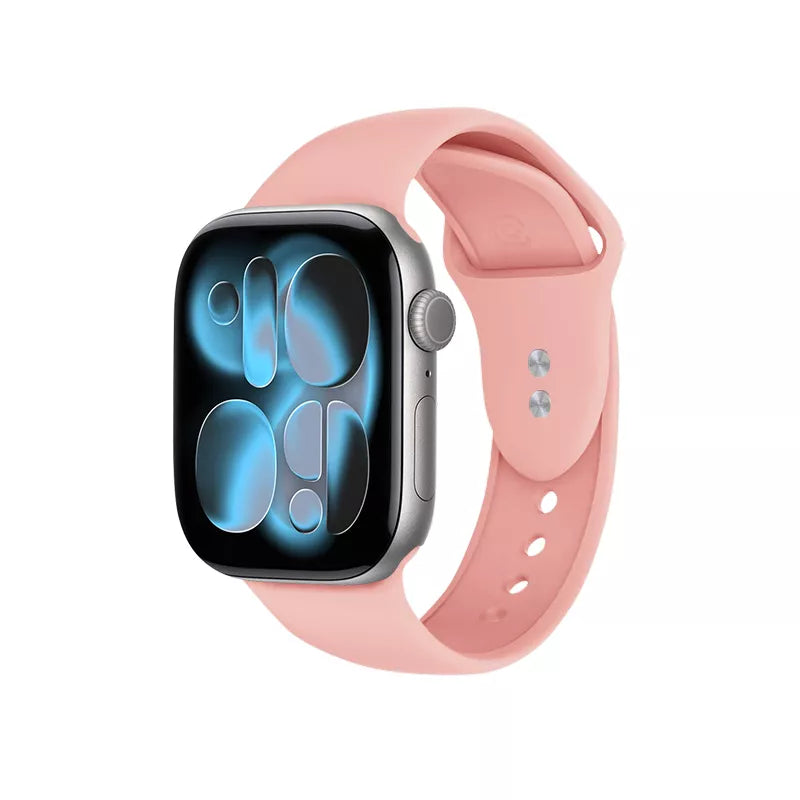 Crong Liquid - dirželis skirtas Apple Watch 38/40/41/42mm (lašišos spalvos)