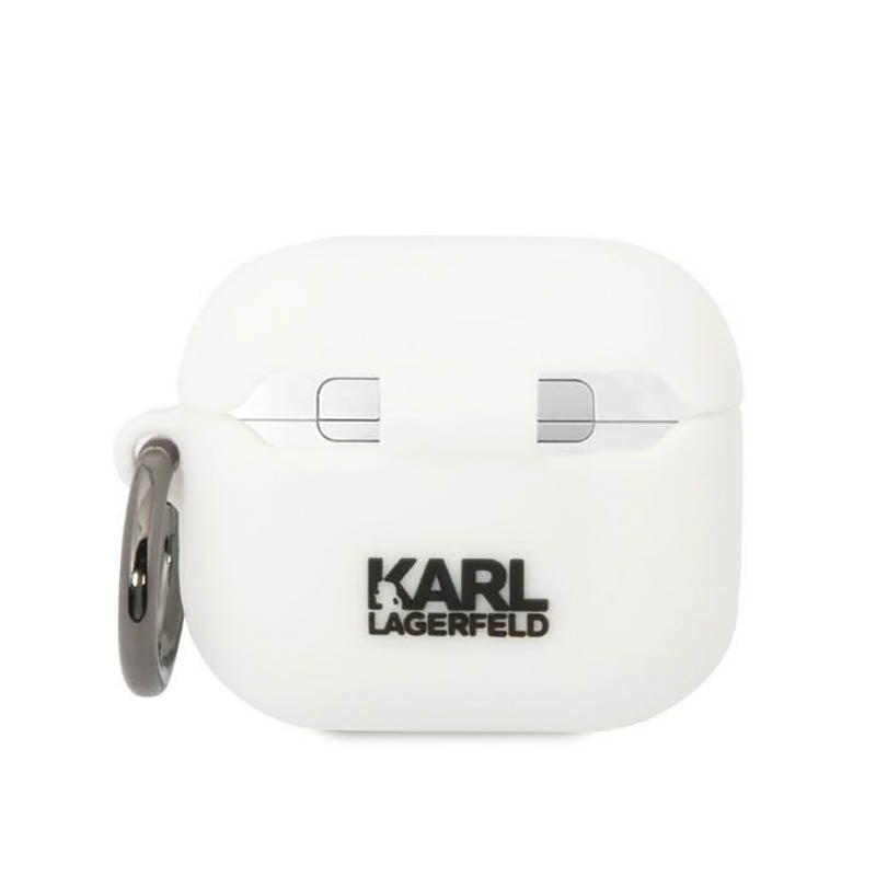 Karl Lagerfeld Silicone NFT Choupette Head 3D – „AirPods 3“ dėklas (baltas)