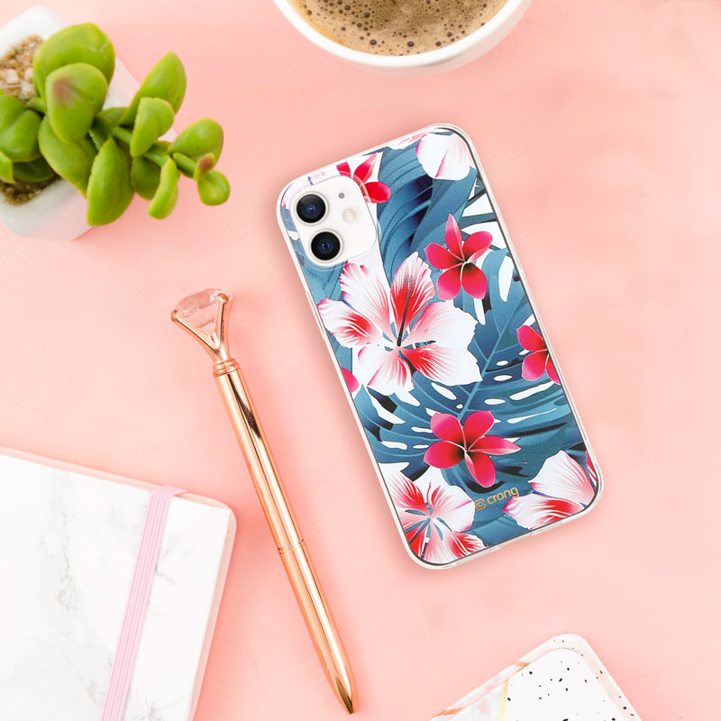 Crong Flower dėklas - iPhone 12 Mini dėklas (modelis 03)