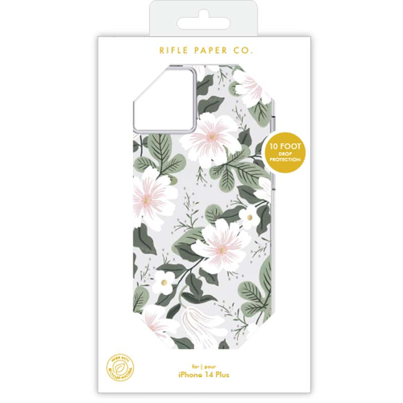 Rifle Paper Clear - "Willow" dėklas, skirtas iPhone 14 Plus
