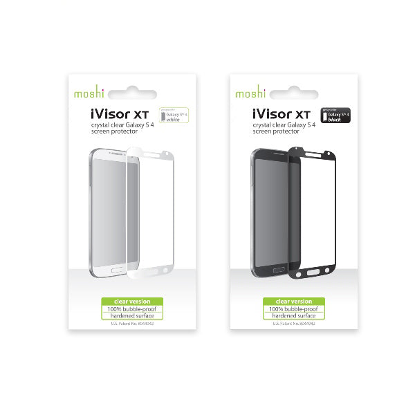 Moshi iVisor XT viso ekrano apsauga, skirta Samsung Galaxy S4 (balta)