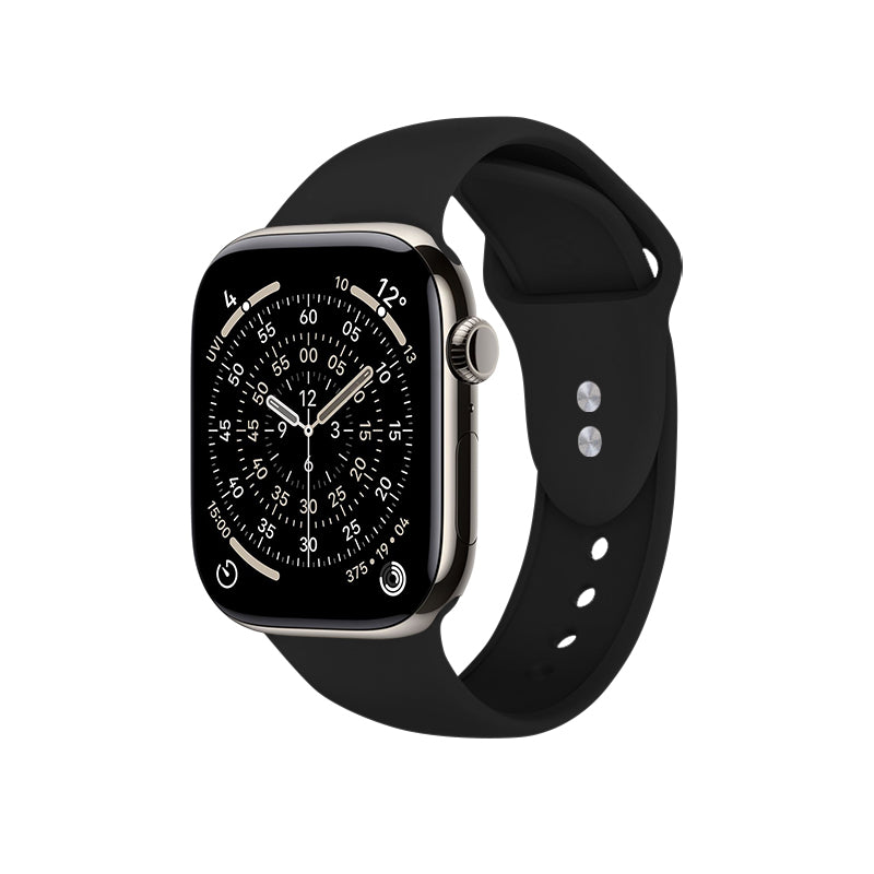 Crong Liquid - Apple Watch apyrankė 38/40/41/42 mm (juoda)