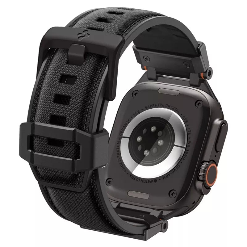 Spigen DuraPro Armor – juosta, skirta „Apple Watch 44/45/46/49 mm“ (juodas leidimas)