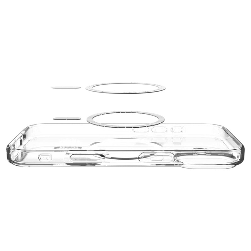 Spigen Ultra Hybrid Mag MagSafe dėklas iPhone 17 (Skaidrus/Auksinis)