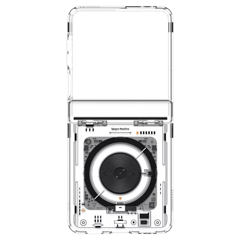 Spigen Ultra Hybrid Pro Mag MagSafe dėklas, skirtas Samsung Galaxy Z Flip 7 (Neo One)
