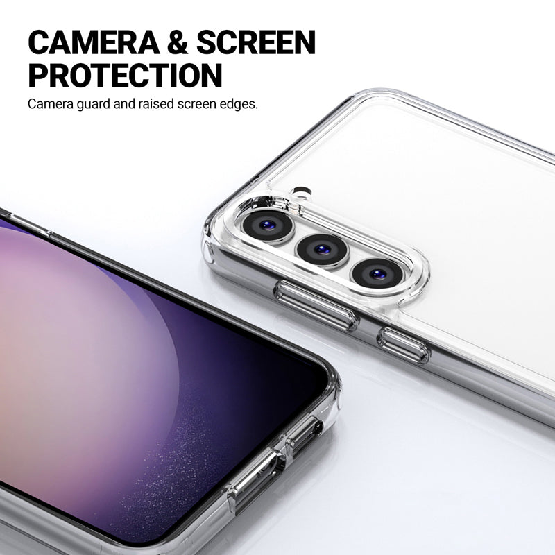 Crong Crystal Shield dėklas - Samsung Galaxy S23+ dėklas (skaidrus)