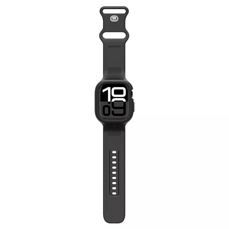 Spigen Vault Pro – Dirželis su dėklu, skirtas Apple Watch 10 42 mm (Matte Black)