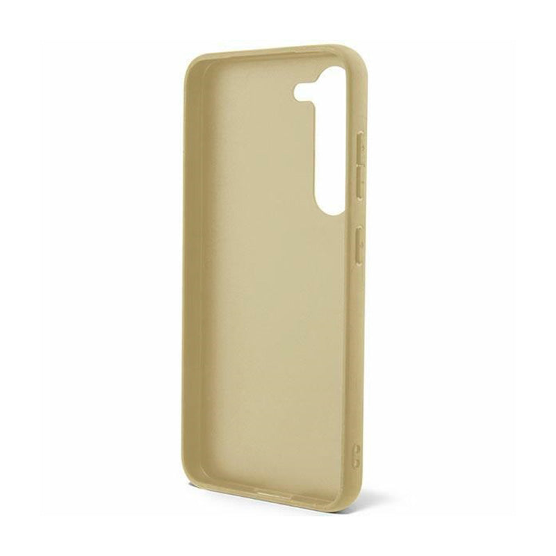 Guess Glitter Flakes Metal Logo dėklas - Dėklas skirtas Samsung Galaxy S24+ (auksinis)