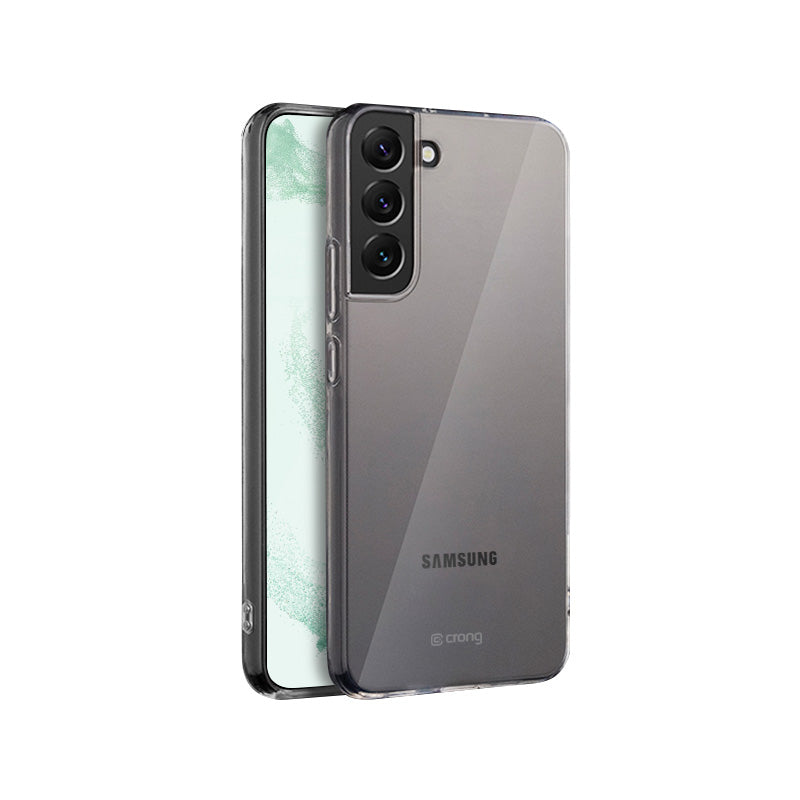 Crong Crystal Slim dėklas - Samsung Galaxy S22+ dėklas (Skaidrus)