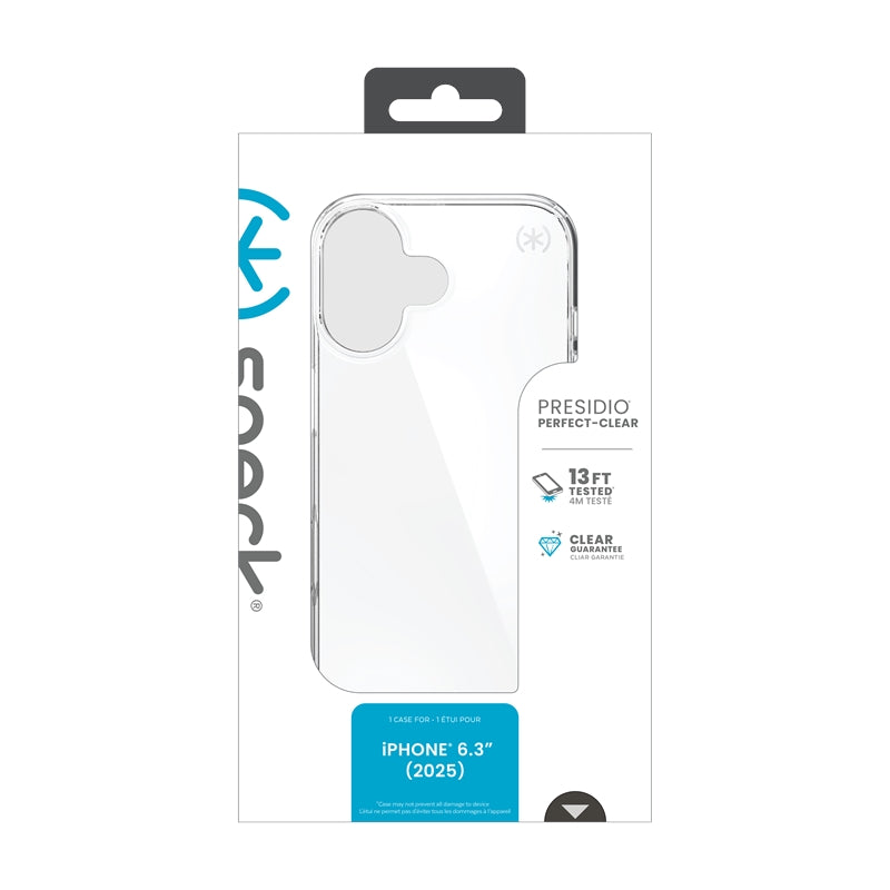 Speck Presidio Perfect-Clear - iPhone 17 dėklas (Skaidrus)