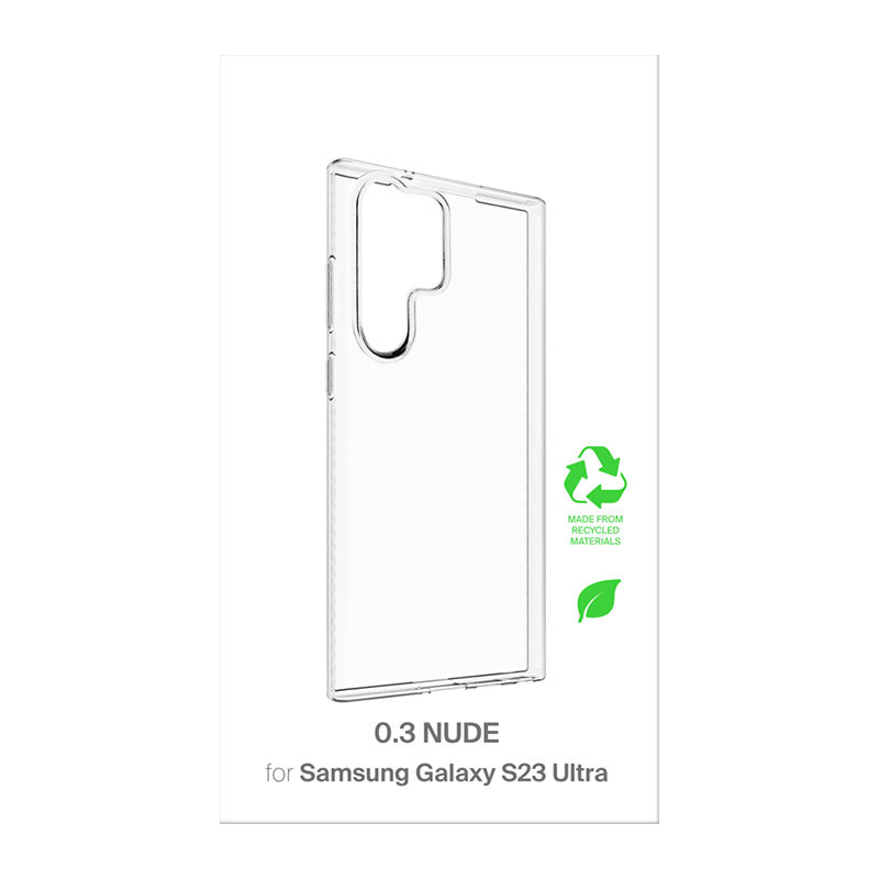 PURO 0.3 Nude – Dėklas Samsung Galaxy S23 Ultra (skaidrus)