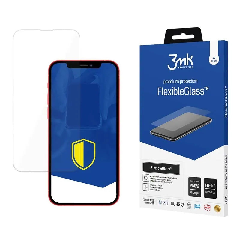 3mk FlexibleGlass – hibridinis stiklas, skirtas „iPhone 13“ / „iPhone 13 Pro“