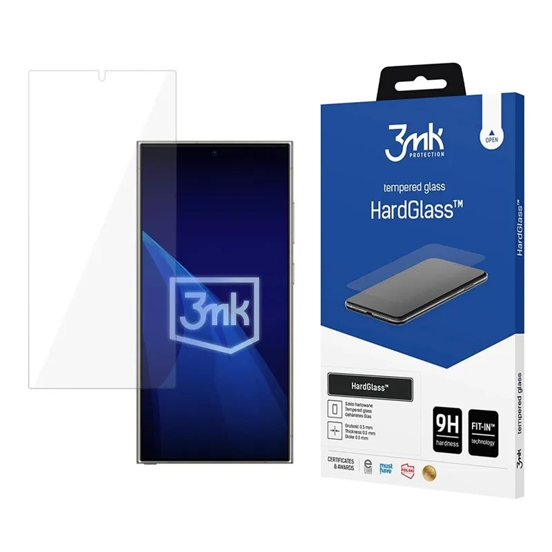 3mk HardGlass - Grūdintas stiklas, skirtas Samsung Galaxy S26 Ultra