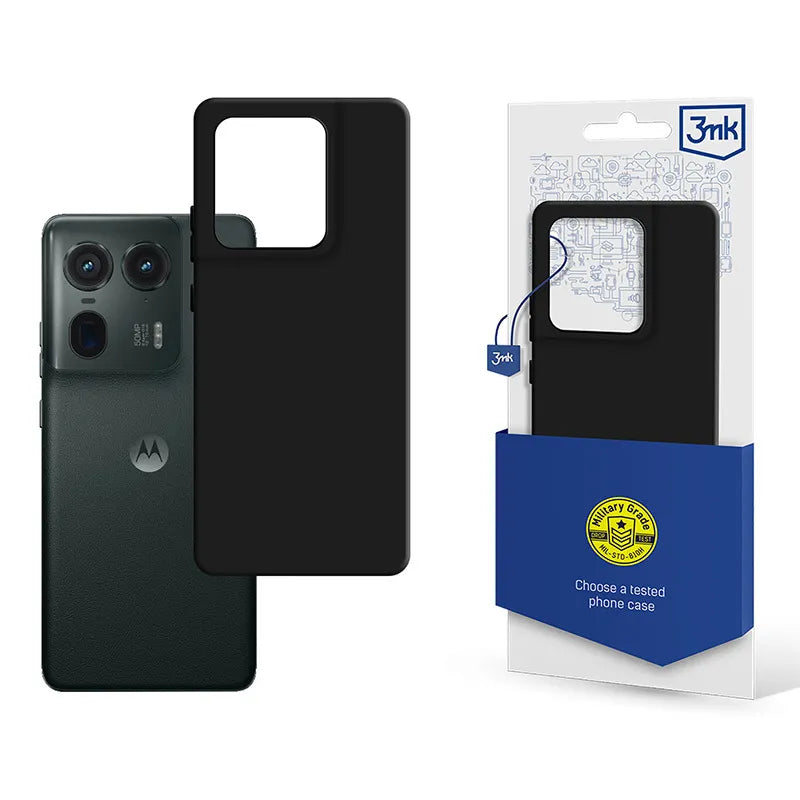 3mk Matt Case - Dėklas skirtas Motorola Edge 50 Ultra (juodas)