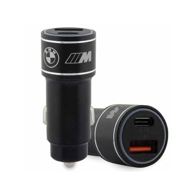 BMW M Edition – spartusis automobilinis kroviklis su USB-C & USB-A PD 18W + QC 3.0 18W (juodas)