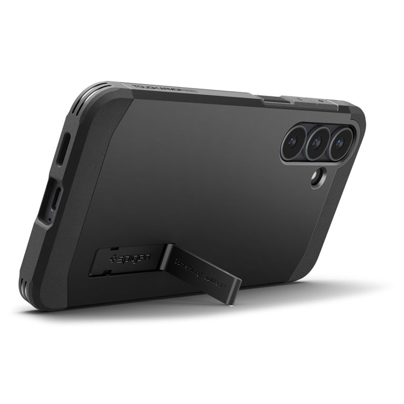 Spigen Tough Armor MagSafe dėklas, skirtas Samsung Galaxy S25 FE (juodas)