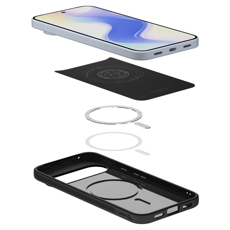 Spigen Liquid Air Mag MagSafe - Dėklas Google Pixel 10 Pro XL (Matinis juodas)