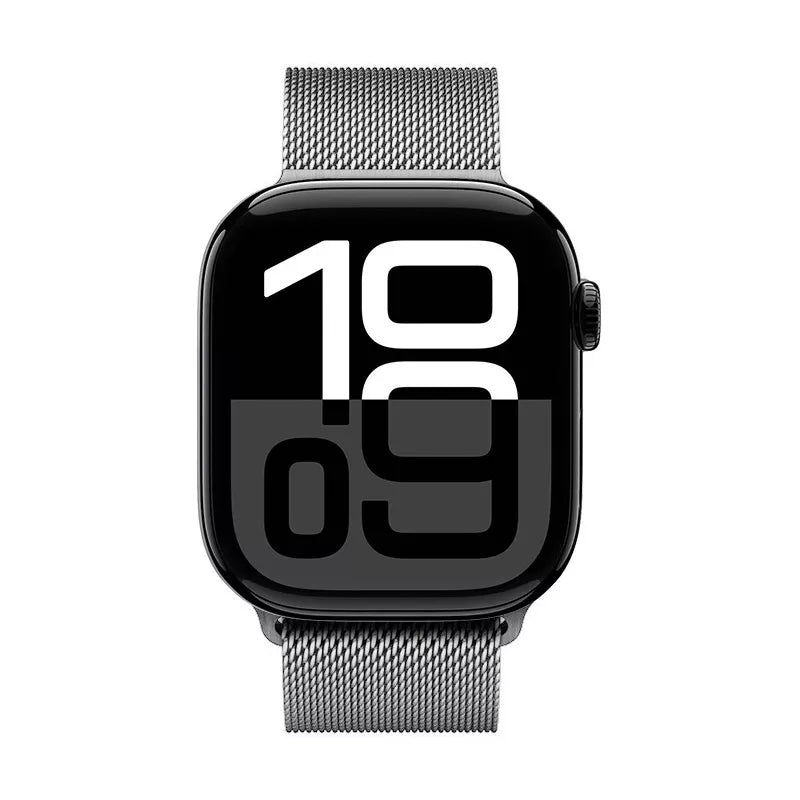 "Crong Milano Steel" - Nerūdijančio plieno dirželis "Apple Watch" 44/45/46/49 mm (sidabrinis)