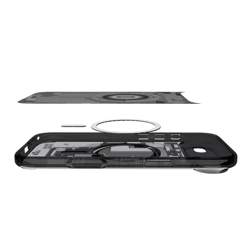 Spigen Ultra Hybrid Mag MagSafe - Dėklas, skirtas iPhone Air (Zero One Black)