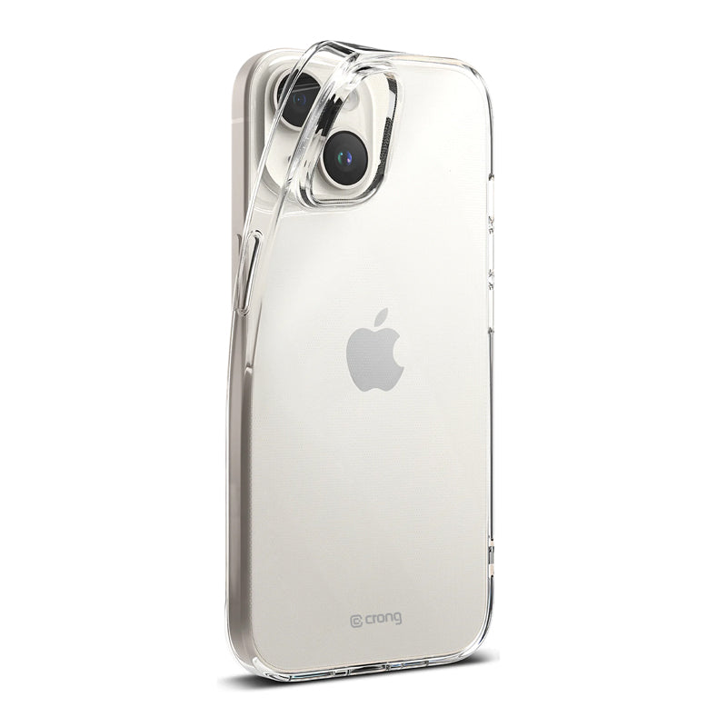 Crong Crystal Slim dėklas - iPhone 15 Plus dėklas (skaidrus)