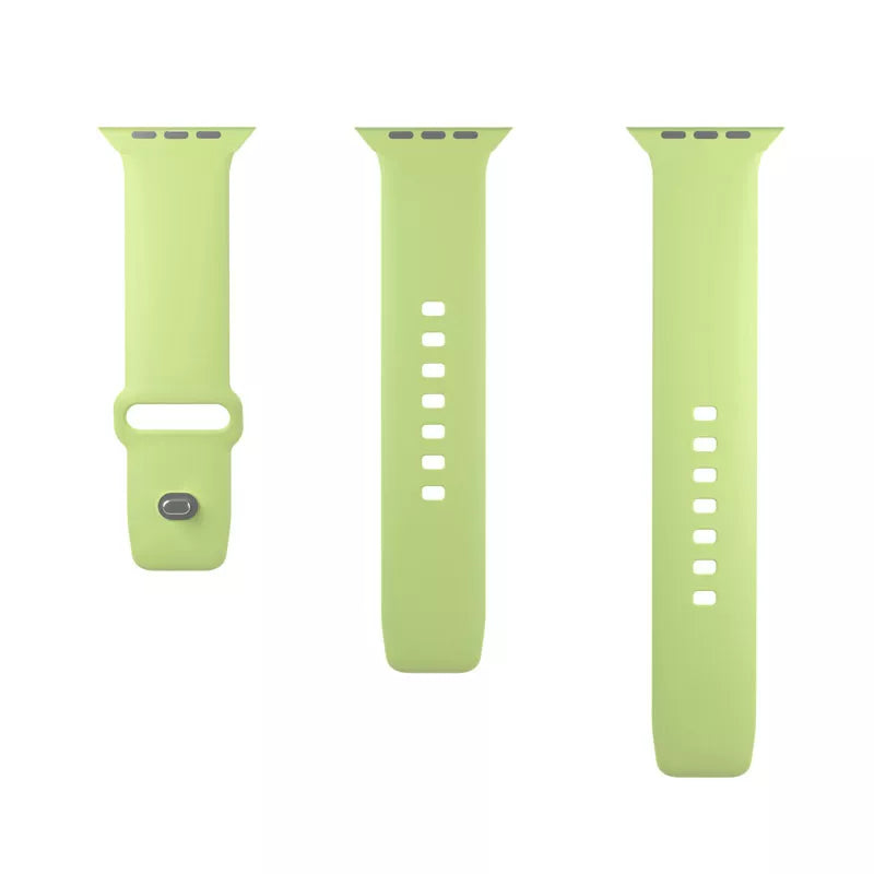 PURO ICON – elastinis dirželis, skirtas Apple Watch 44/45/46/49 mm (S/M & M/L) (Matcha žalia)