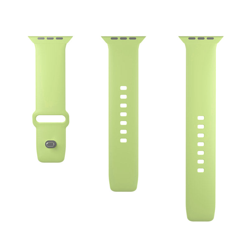 PURO ICON – elastinis dirželis, skirtas Apple Watch 44/45/46/49 mm (S/M & M/L) (Matcha žalia)