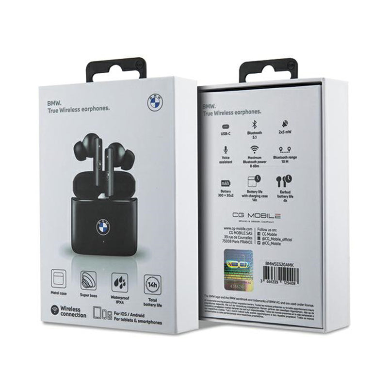 BMW Signature Collection – TWS ausinės + dokas (juoda)
