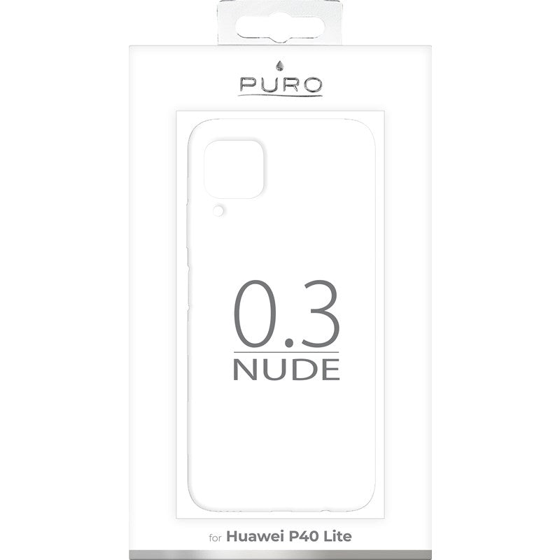 PURO 0.3 Nude - Dėklas skirtas Huawei P40 Lite (skaidrus)