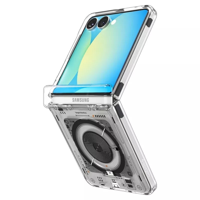 Spigen Ultra Hybrid Pro Mag MagSafe dėklas, skirtas Samsung Galaxy Z Flip 7 (Neo One)