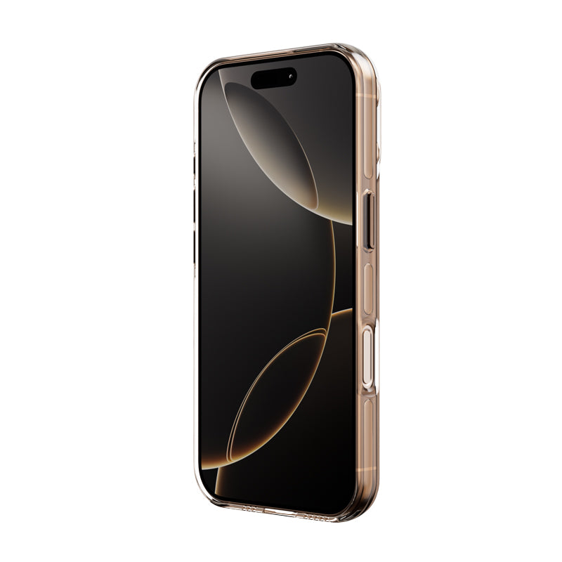 Crong Clear MAG Pro – iPhone 16 Pro MagSafe dėklas (Desert)