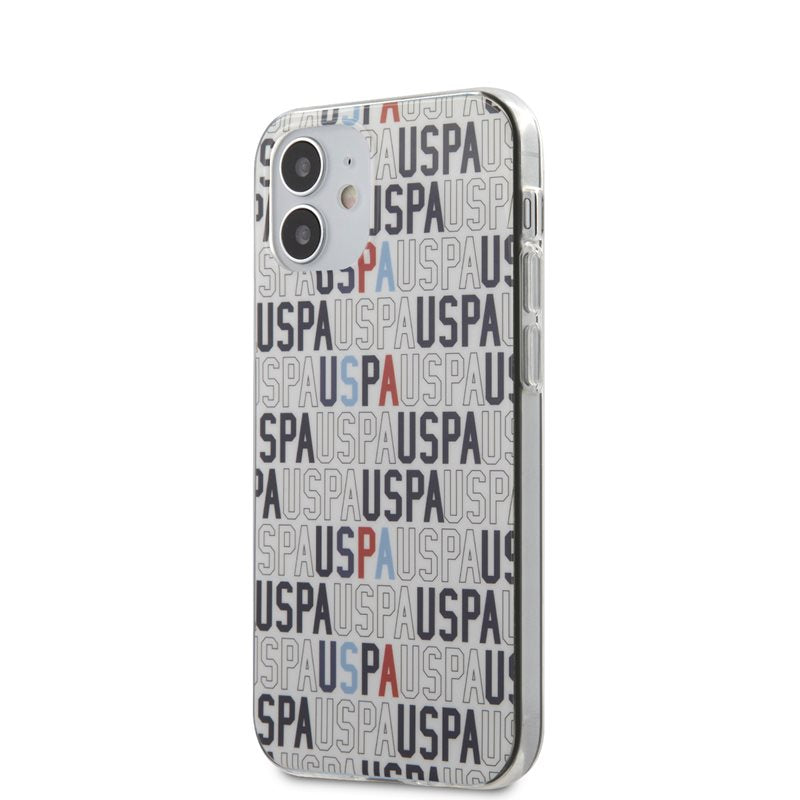 US Polo Assn Logo Mania - dėklas, skirtas iPhone 12 / iPhone 12 Pro