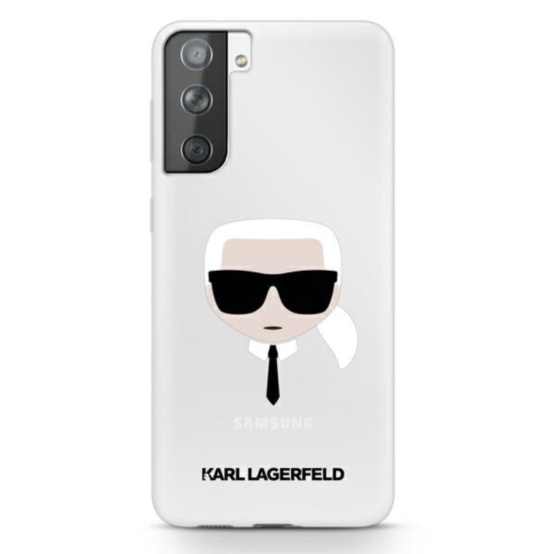 Karl Lagerfeld Head – dėklas, skirtas Samsung Galaxy S21+ (skaidrus)