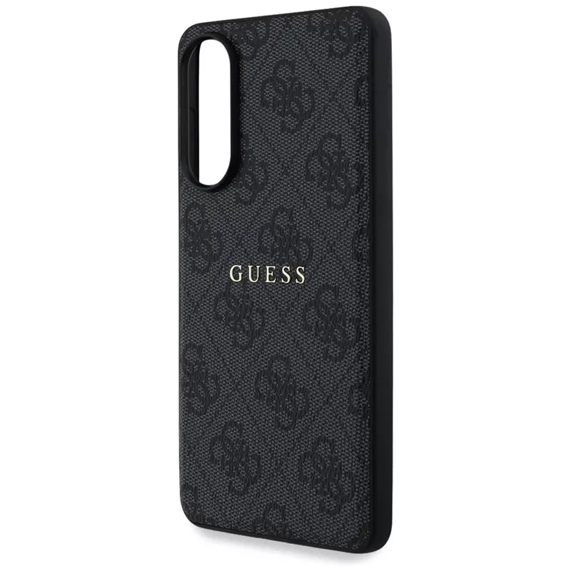 Guess 4G Ring Classic Logo MagSafe - Dėklas Samsung Galaxy S25 Edge (juodas)