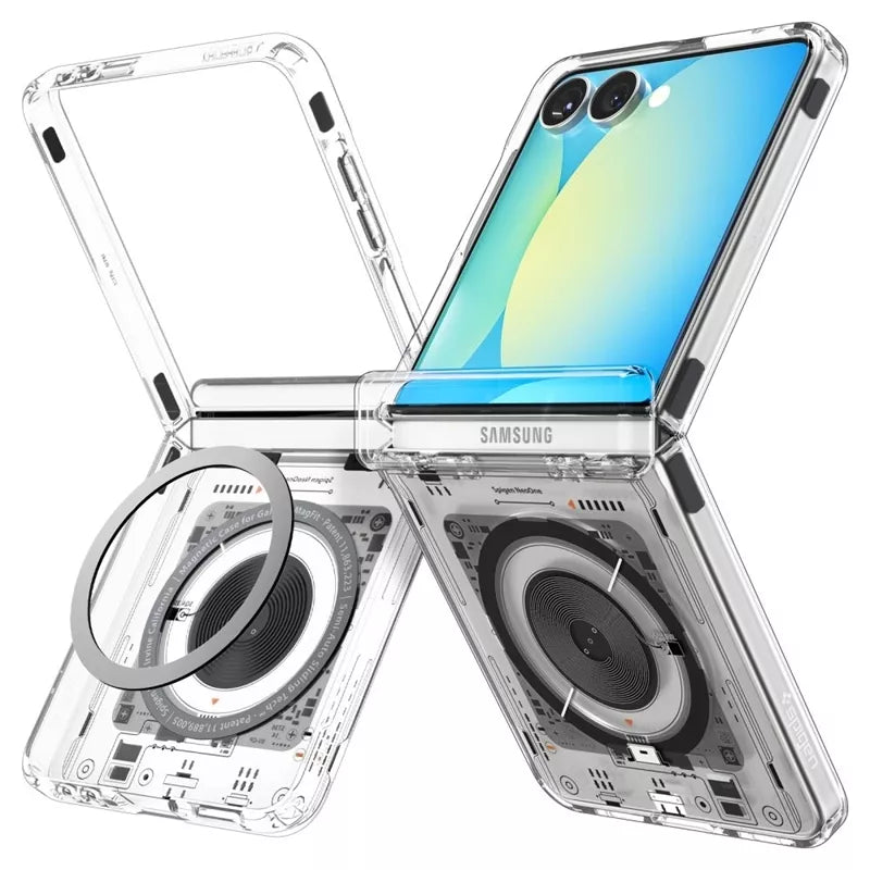 Spigen Ultra Hybrid Pro Mag MagSafe dėklas, skirtas Samsung Galaxy Z Flip 7 (Neo One)