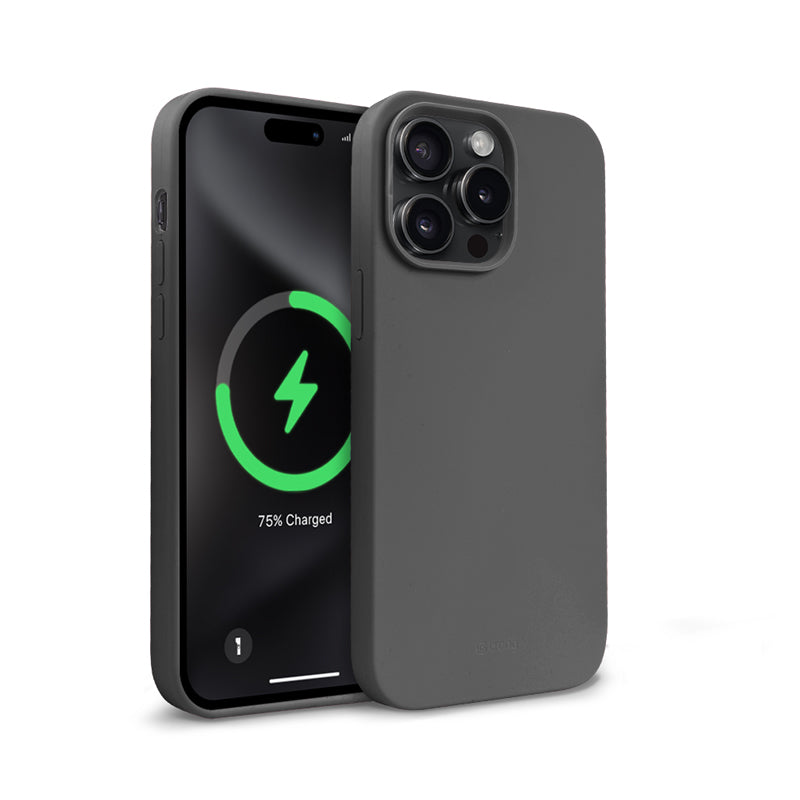 Crong Color Cover Magnetic – „iPhone 15 Pro Max“ dėklas su „MagSafe“ (Titano)
