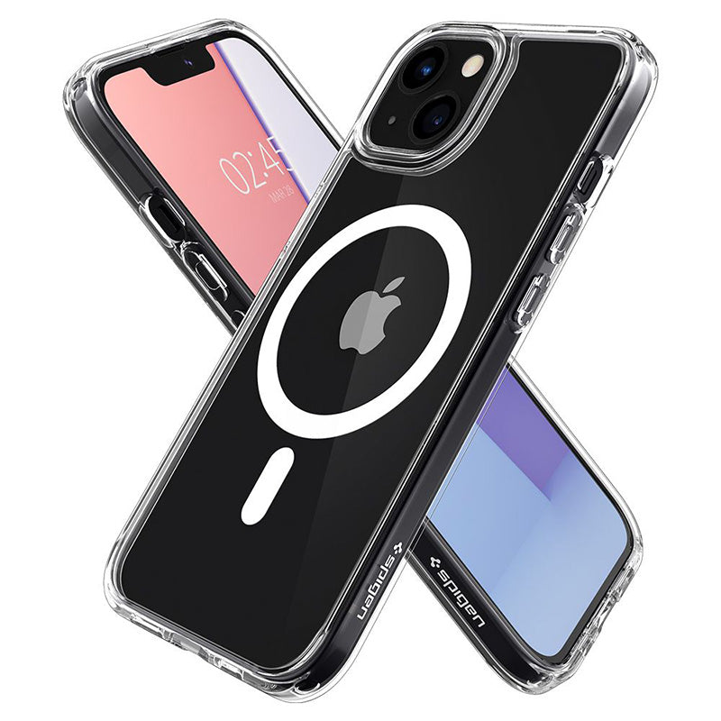 Spigen Ultra Hybrid Mag MagSafe - iPhone 13 dėklas (baltas)