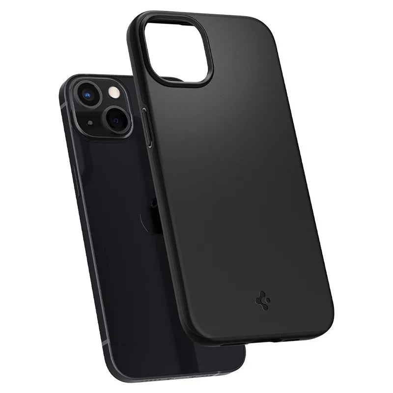 Spigen Thin Fit - iPhone 13 dėklas (juodas)